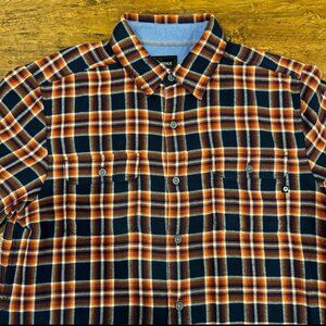 Marmot Multicolor Plaid Outdoor Hiking Long Sleeve Button Up Flannel Shirt Men M